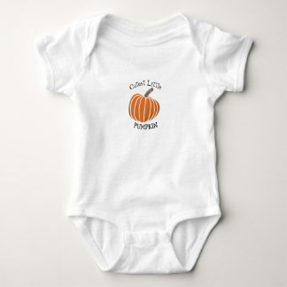 Body Para Bebé Camiseta de bebé de la calabaza pequeña Cutest