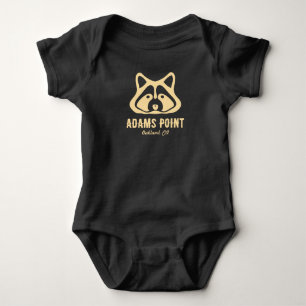 Body Para Bebé Camiseta de bebé de Mapache de Adams Point