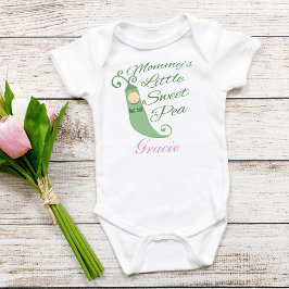 Body Para Bebé Camiseta de bebé de pea dulce de mamá o creeper