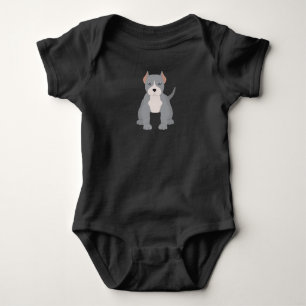 Body Para Bebé Camiseta de bebé de pitbull