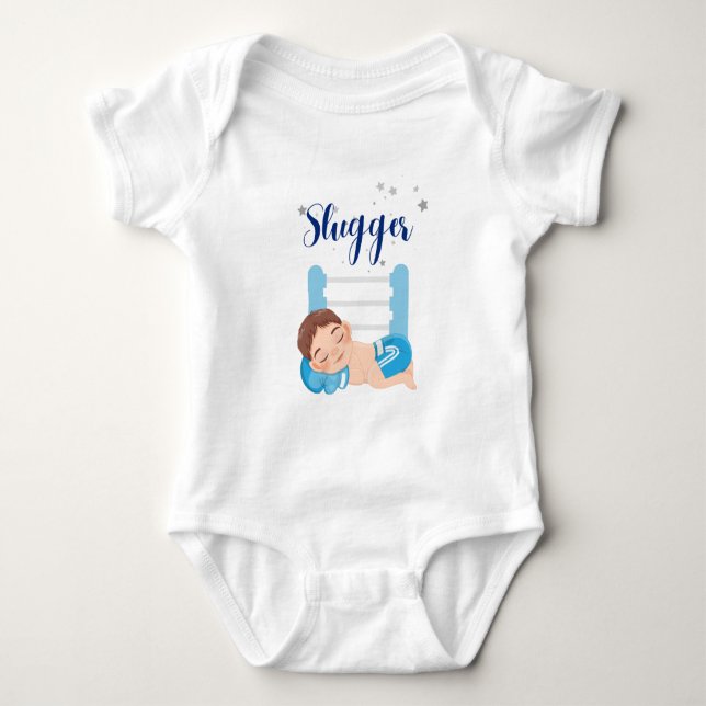 Body Para Bebé Camiseta de bebé de un niño lúgubre (Anverso)