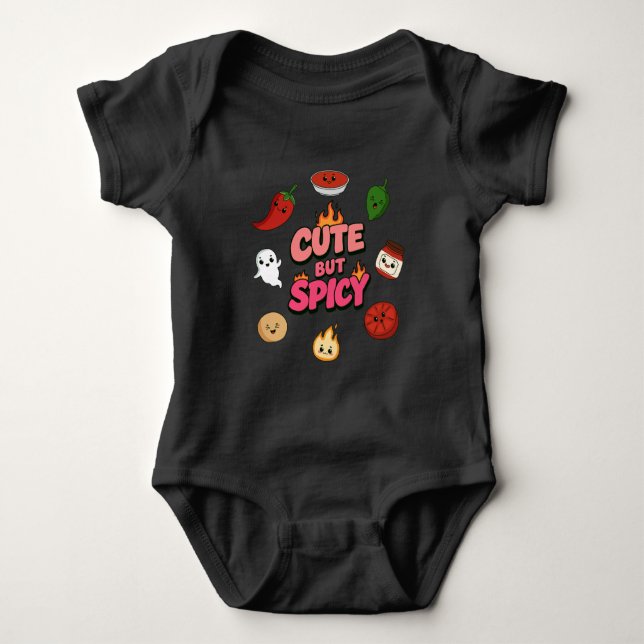 Body Para Bebé Camiseta de bebé de una camiseta pequeña pero pica (Anverso)