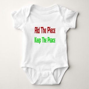Body Para Bebé Camiseta de bebé del Día de la Paz