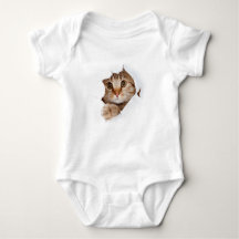 Camiseta de bebé gatito lindo - Infante personaliz