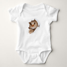 Body Para Bebé Camiseta de bebé gatito lindo - Infante personaliz