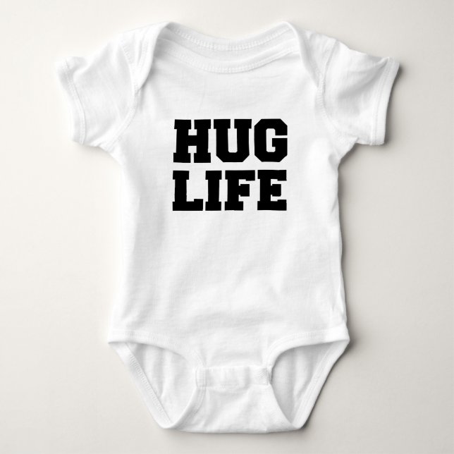 Body Para Bebé Camiseta de bebé graciosa de Hug Life (Anverso)