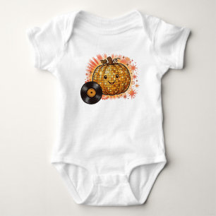 Body Para Bebé Camiseta de bebé Groovy Disco Calabaza Retro Hallo