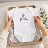 Camiseta de bebé 'Hola Hermano'