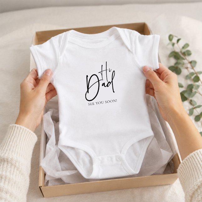 Body Para Bebé Camiseta de bebé 'Hola Papá' (Subido por el creador)