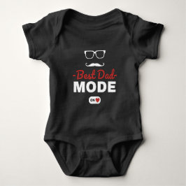 Body Para Bebé Camiseta de bebé 'Modo Mejor Papá Activado' | Rega