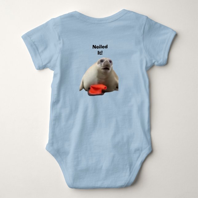 Body Para Bebé Camiseta de bebé Neiled It Baby (Reverso)