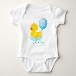 Body Para Bebé Camiseta de bebé niño pato de goma primer cumpleañ