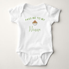 Body Para Bebé Camiseta de bebé Nonna italiana