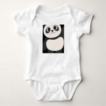 Camiseta de bebé panda adorable 👶😇