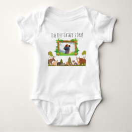 Body Para Bebé Camiseta de bebé para nuestro primer día del padre
