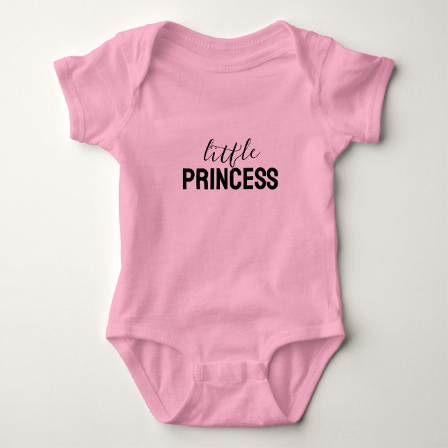Body Para Bebé Camiseta de bebé Pequeña Princesa (Anverso)