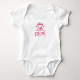 Body Para Bebé Camiseta de bebé pequeña princesa corona rosa lind