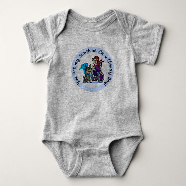 Body Para Bebé Camiseta de bebé solar (Anverso)