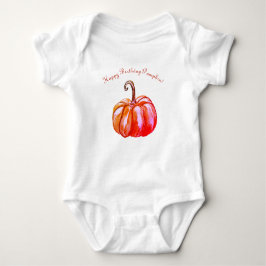 Body Para Bebé Camiseta de calabaza feliz cumpleaños