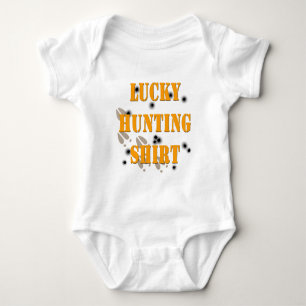 Body Para Bebé camiseta de caza afortunada