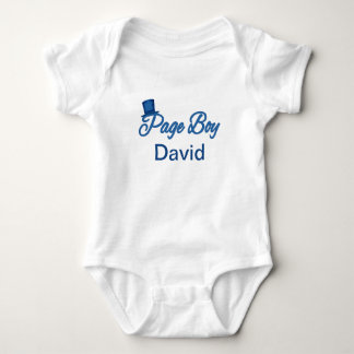 Body Para Bebé Camiseta de chico de página a Personalizar