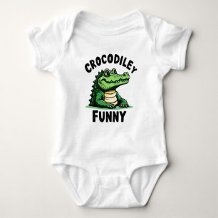 Body Para Bebé Camiseta de cocodrilo para la captura de ojos - Gr