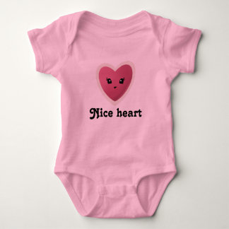 Body Para Bebé Camiseta de corazón