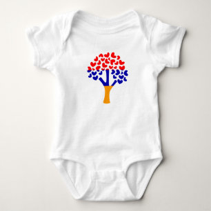 Body Para Bebé Camiseta de corazones armenios
