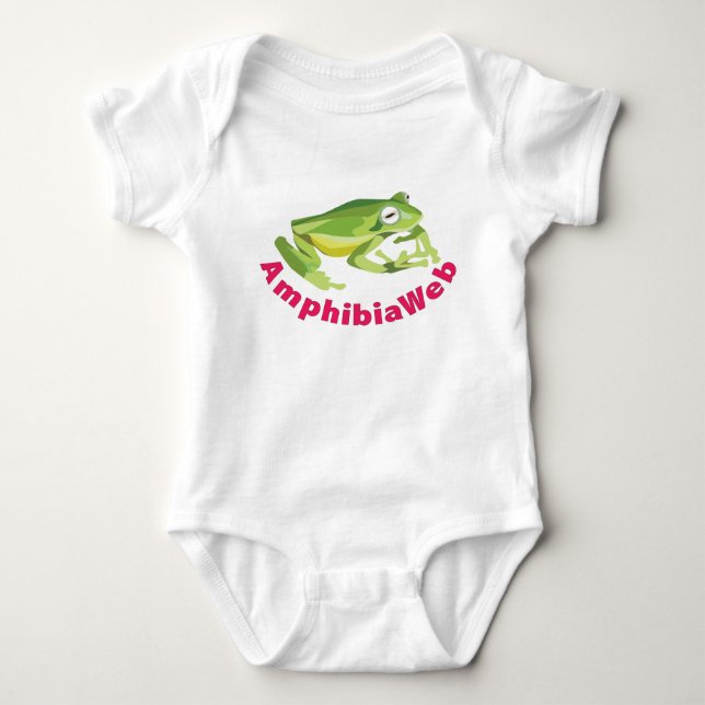 Body Para Bebé Camiseta de cristal del niño del amor de la rana (Anverso)