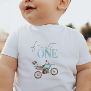 Body Para Bebé Camiseta de cumpleaños para motocicleta de tierra 