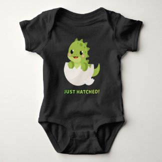 Body Para Bebé Camiseta de dinosaurio bebé adorable que acaba de