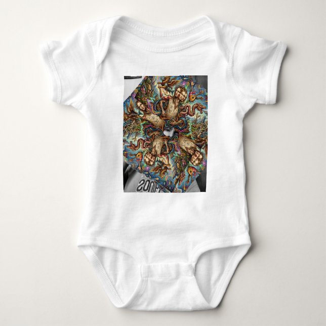 Body Para Bebé camiseta de diseño absurdo totalmente licenciada (Anverso)