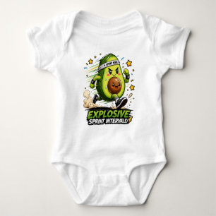 Body Para Bebé Camiseta de Fitness para Corredor de Avocado en Mo