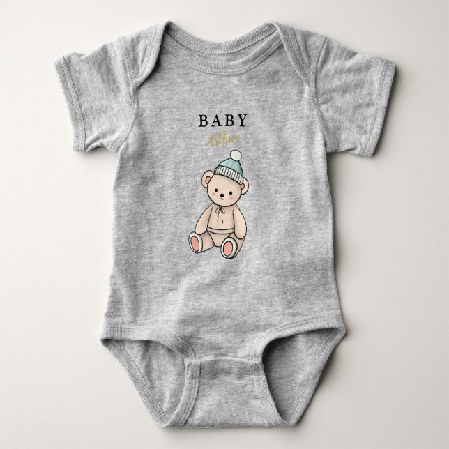 Body Para Bebé Camiseta de guardería intemporal (Anverso)