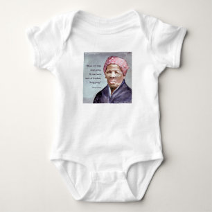 Body Para Bebé Camiseta de Harriet Tubman & Quote Baby