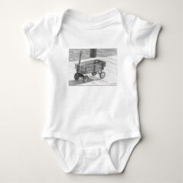 Body Para Bebé Camiseta de infante de vagón de vintage 'Fire Isla