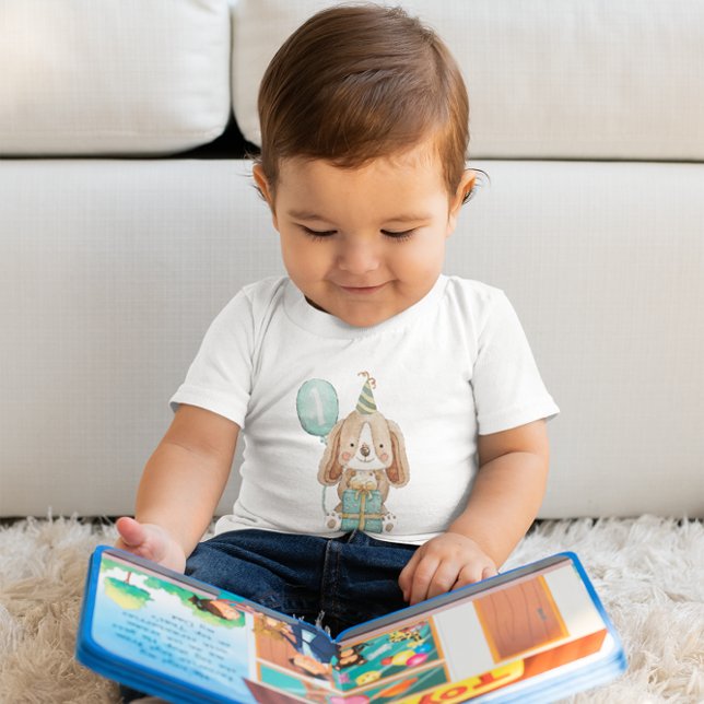 Body Para Bebé Camiseta de la fiesta de cumpleaños del perro del  (Subido por el creador)
