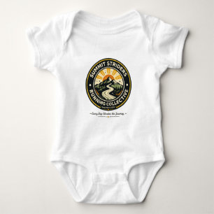 Body Para Bebé Camiseta de la insignia de trail running vintage d