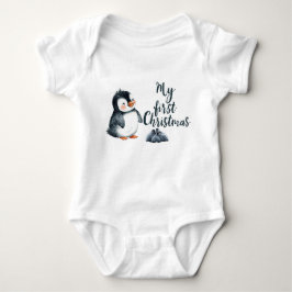 Body Para Bebé Camiseta de la primera Navidad del bebé | Personal