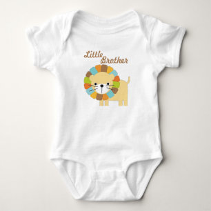 Body Para Bebé Camiseta de león de hermano pequeño