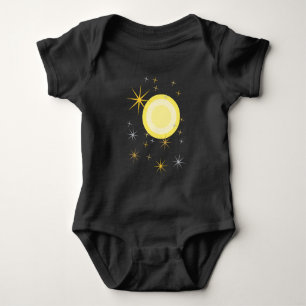 Body Para Bebé Camiseta de luna llena