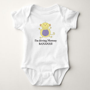 Body Para Bebé Camiseta de mono de bananas perdidas para bebés