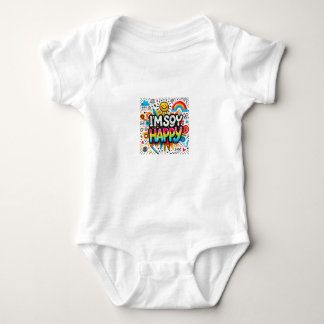 Body Para Bebé camiseta de niño- Soy tan feliz