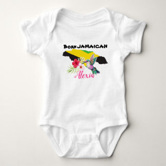 Body Para Bebé Camiseta de nombre personalizado jamaiquino nacida