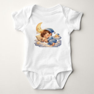 Body Para Bebé Camiseta de osito de peluche durmiendo - Adorable