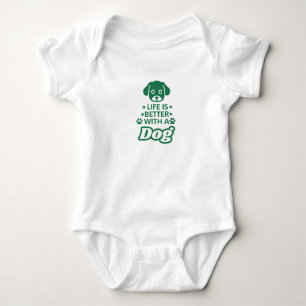 Body Para Bebé Camiseta de perro
