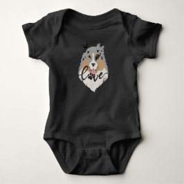 Body Para Bebé Camiseta de perro para bebé