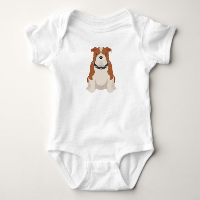 Body Para Bebé Camiseta de perro para bebé (Anverso)