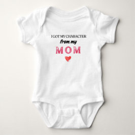 Body Para Bebé Camiseta de personaje Mini-Boss (Edición de mamá)