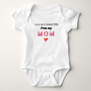 Body Para Bebé Camiseta de personaje Mini-Boss (Edición de mamá)